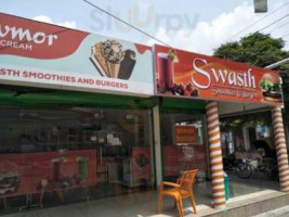 Swasth Smoothies Burgers inside