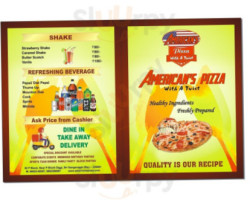 American's Pizza With A Twist food