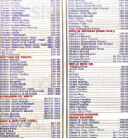 Masala Mantra menu
