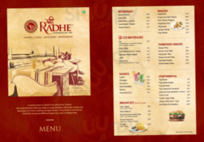 Shri Radhe Bikaner menu