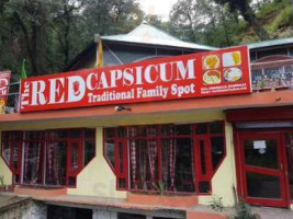 The Red Capsicum Dhaba outside