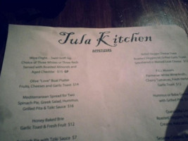 Tula Kitchen menu