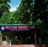 Welcome Krishna Cafe outside