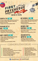 Cafe Delhi Heights menu