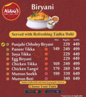 Abbu's Biryani Kebabs Wraps food