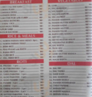 Sai Jaganath Food And Chats Poit menu