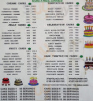 Breadz menu