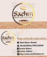Sachin Bakers menu