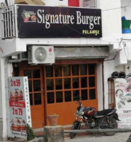 Signature Burger inside