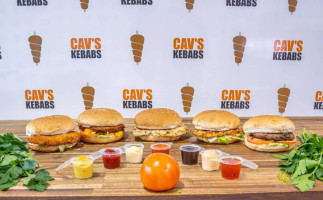 Cav’s Kebabs food