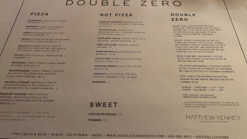 Double Zero food