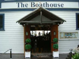 The Boathouse Society outside