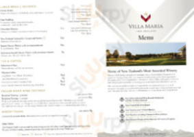 Villa Maria Estate Winery menu
