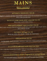 Boteco Cafe menu