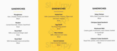 Tricky's Sandwich Co menu