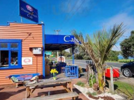 Waiomu Beach Cafe inside