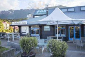 Fox Glacier Guiding Cafe outside