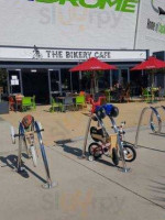 The Bikery Cafe outside