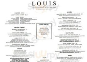 Louis Champagne food