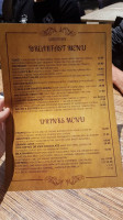 Gullivers Wine Bar & Eatery menu