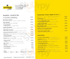 Auto Bahn Cafe menu