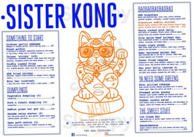 Sister Kong Bao menu