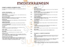 The Mediterranean menu