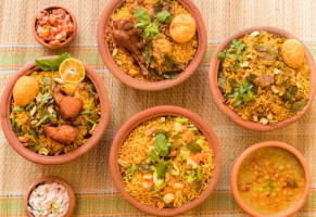 Gujarati Pot Biriyani food