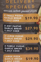 Franky's Pizza menu