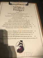 The Stuffed Badger food