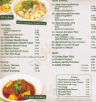 Warong menu