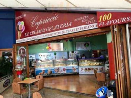 Capriccio Italian Gelato inside