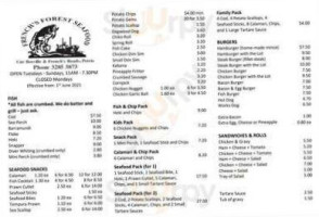 Frenchs Forest Seafood menu