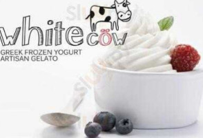 White Cow Greek Frozen Yogurt, Artisan Gelato food
