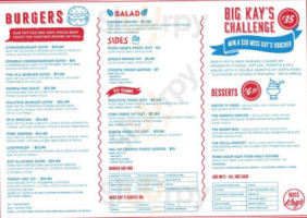 Miss Kay's Mitchelton menu