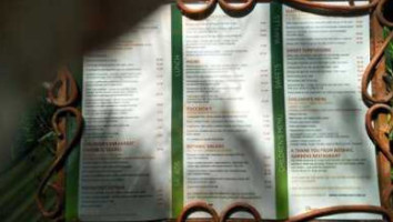 Botanic Gardens Restaurant Cafe menu
