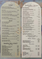 Cafe Siena menu