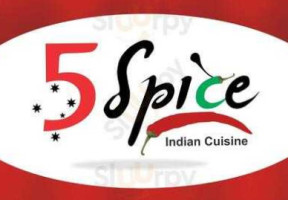The 5 Spice Indian Cuisine food