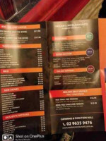 Neelam Indian Restaurant menu
