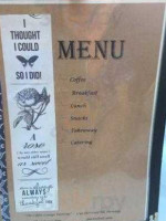 The Coffee Lounge menu