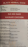 Phuong Nam Noodle House menu