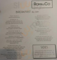 Roma Co menu