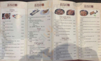 Mulan Temple menu