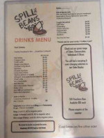 Spill the Beans at Palm Beach Jetty menu