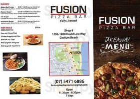Fusion Pizza Bar food