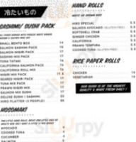 Hiro Sushi food