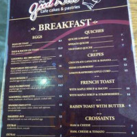 Goodwill Cafe menu