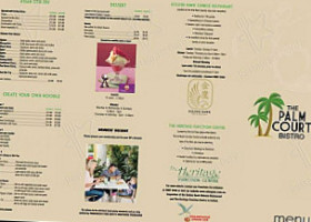 Palm Court Bistro menu