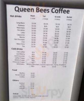 Queen Bees Coffee menu