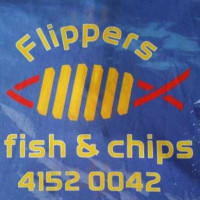 Flippers Fish & Chips food